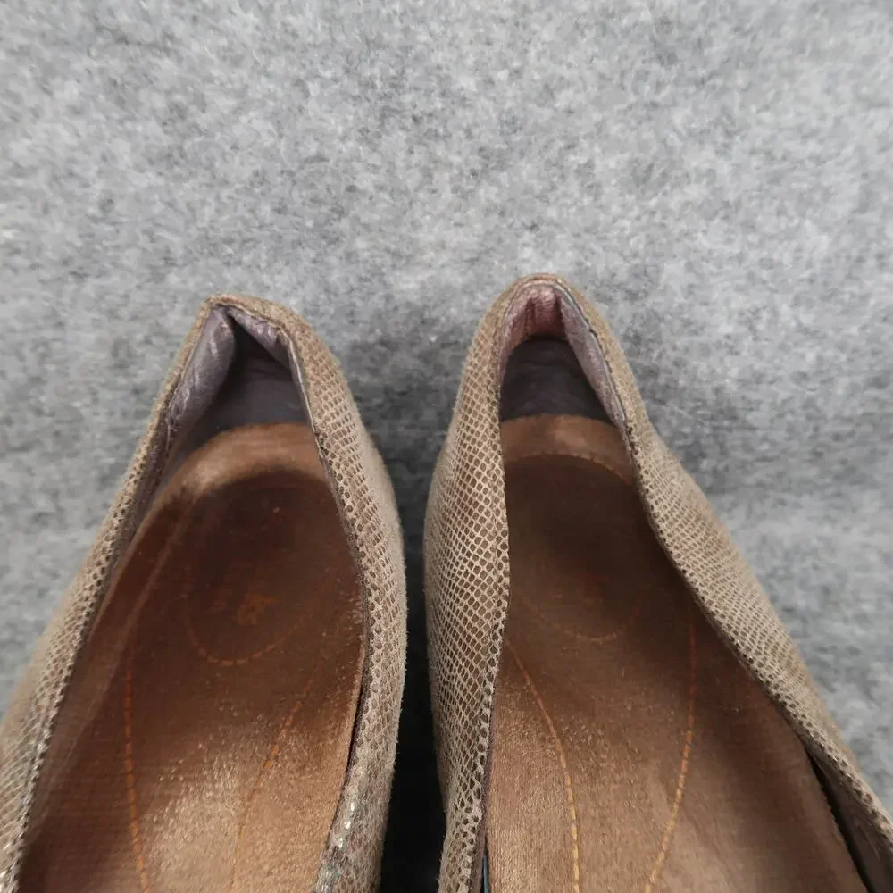 Clarks Shoes Womens 7 Pump Loafer Slip On Block Heel Fashion Career Comfort